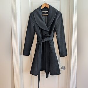 Kenneth Cole | Black Winter Wool Coat | Size 4